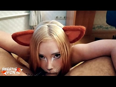 ❤️ Kitsune gbe dick ati pẹlu ni ẹnu rẹ ☑ Ohun onihoho didara ❌❤